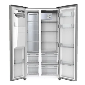 یخچال فریزر ساید بای ساید 28 فوت ایکس ویژن سفید مدل HS600