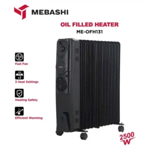 شوفاژبرقی مباشی مدل ME-OFH131 با 24ماه گارانتی گلدن ای تی سرویس (ضمانت اصالت کالا) + 12 ماه بیمه شرکتی
