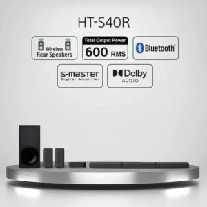 ساندبار سونی مدل HT-S40R با 24ماه گارانتی گلدن ای تی سرویس (ضمانت اصالت کالا) + 12 ماه بیمه شرکتی