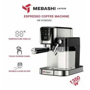 اسپرسوساز مباشی مدل ME-ECM2502با 24ماه گارانتی گلدن ای تی سرویس (ضمانت اصالت کالا) + 12 ماه بیمه شرکتی