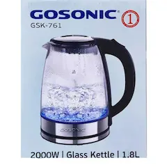 کتری برقی گوسونیک مدل GSK-761 با 24ماه گارانتی گلدن ای تی سرویس (ضمانت اصالت کالا) + 12 ماه بیمه شرکتی